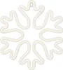 Forever Light Neon LED Płatek śniegu biała lampa ścienna na Podgląd zdjęcia produktu 7