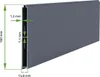 Schiebetor aus aluminium 4m EIGER H.180cm grau Produktbild-Vorschau 11