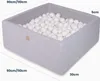 MeowBaby® Quadrat Bällebad für Babys 90x90x40cm/300 Bällen Produktbild-Vorschau 5