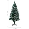 vidaXL Sapin de Noël artificiel avec pommes de pin et Voir les images du produit 9