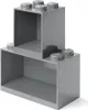 LEGO Bausteinregal-Set BRICK SHELF 2-teilig grau Produktbild-Vorschau 10