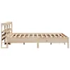 Massivholzbett ohne Matratze 160x200 cm Kiefernholz Produktbild-Vorschau 5