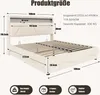 okwish Polsterbett 140 x 200 Doppelbett mit Produktbild-Vorschau 7