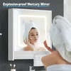 CLIPOP 1 Tür Badezimmer Spiegelschrank mit LED, mit Produktbild-Vorschau 11
