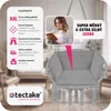 Závěsné křeslo Grazia - šedé Náhled obrázku produktu 3