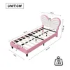 INONEFT Kinderbett 90x190 mit LED ,Einzelbett Polsterbetten Produktbild-Vorschau 6