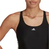 adidas Damen Mid 3 Stripes Badeanzügo SchwarzWeiß 38 Produktbild-Vorschau 10