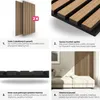 tectake Akustické panely Sonic Wall dřevěný vzhled MDF dýha Náhled obrázku produktu 5