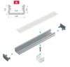 LED hliníkový profil PD-A 1 metr hliníkového profilu 16 x 9 Náhled obrázku produktu 3
