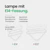 LED line PRIME LED Kerzenlampe C37 E14 5W 700lm 230V Produktbild-Vorschau 5