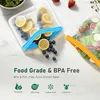 20er Pack Wiederverwendbare Silikon Gefrierbeutel BPA-Freie Produktbild-Vorschau 3
