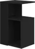 vidaXL Boční stolek černý 36x30x56 cm Dřevěný materiál Náhled obrázku produktu 1