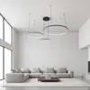 Lampa wisząca LED MasterLED 3-pierścieniowa 116W czarna, Podgląd zdjęcia produktu 4