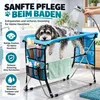 Hundepflegetisch mit Edelstahlgestell, 4 Beinöffnungen, Produktbild-Vorschau 2