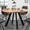 riess-ambiente Massiver Esstisch IRON CRAFT 120cm rund Produktbild-Vorschau 1