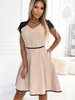 Numoco Formelle Frauenkleider Silvia beige XL Produktbild-Vorschau 10