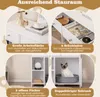 COSTWAY Katzenschrank für Katzentoilette, Katzenklo Produktbild-Vorschau 4