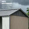 Geräteschuppen Gerätehaus Metall Gartenhaus Satteldach Produktbild-Vorschau 6
