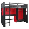 Letto a castello okwish 90x200 con scrivania e cassetti, Anteprima dell’immagine prodotto 6