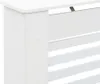 vidaXL Osłona grzejnika biała 112×19×81,5 cm MDF Podgląd zdjęcia produktu 7