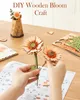 3D puzzle Svetlooranžový kvet gerbery, drevené, RoLife, 132 Náhľad obrázku produktu 6