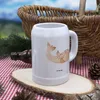 Mr. & Mrs. Panda Krug Robbe Liegen - Weiß - Geschenk, Produktbild-Vorschau 3