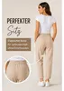 Damen Jogginghose mit Kordelzug – Bequeme Freizeithose mit Produktbild-Vorschau 5
