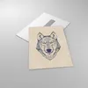 Bilder auf glas - Einteilig - Husky Hund Portrait Plakat - Produktbild-Vorschau 2