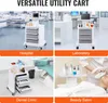 SucceBuy 4patrový laboratorní vozík, víceúčelový vozík se 3 Náhled obrázku produktu 6