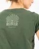 Rokker Indian Bonnet Damen T-Shirt, oliv, M Produktbild-Vorschau 6