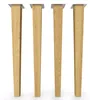 4x sossai Holzfüße eckig - gerade Ausführung 45cm Eiche Produktbild-Vorschau 3