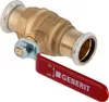 Geberit GE Mapress, Aufputz-Kugelhahn, mit Hebel, d15mm, Produktbild-Vorschau 1