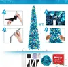 Albero di Natale artificiale, decorativo, illuminato a LED, Anteprima dell’immagine prodotto 5