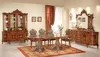 Italienische Luxus Barock Massivholz Vitrine Braun Italian Luxury Baroque Solid Wood Showcase Brown Anteprima dell’immagine prodotto