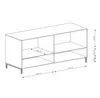 AX LIVING Berlinette 1 Buffet bleu avec tiroirs Indigo Voir les images du produit 5