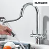 Jana | 3-drożna chromowana bateria wyciągana | bateria Podgląd zdjęcia produktu 3