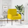 vidaXL Sofas mit Kissen 55cm Gelb Sperrholz Produktbild-Vorschau 3