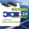 25 Paar  Solarstecker Set inkl. Montagewerkzeug, kompatibel Produktbild-Vorschau 2