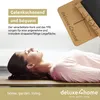 deluxe4home® Yogamatte Kork Gymnastikmatte Schwarz I TPE Produktbild-Vorschau 2