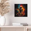 DEQORI Hybrid Leinwand Bild 30x30 cm 'Kosmische Reise' Produktbild-Vorschau 4
