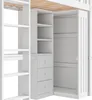 Flieks Lit superposé 90x200cm avec bureau et armoire, lit Voir les images du produit 10