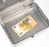 Geldkassette mit Münzeinsatz von HMF mit 25 cm Breite in Silber Voir les images du produit