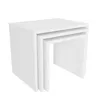 Skye Decor, Zariel - White, Satztisch (3-teilig), Weiß, Produktbild-Vorschau 4