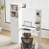 Flieks Schreibtisch mit Schrank und Ablageregal, Bürotisch, Produktbild-Vorschau 4