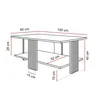 Couchtisch SAPHIRA SILVER mit Ablageboden, Silber Chrom / Produktbild-Vorschau 7