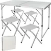Table pliante avec 4 chaises 120 x 60,5 cm Grande - Table Voir les images du produit 7