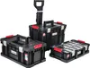 Mobilní černý kufr na nářadí Toolbox na kolečkách Nosnost Náhled obrázku produktu 9