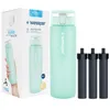 Wessper ActiveMax Clarti Glasfilterflasche 680ml Minze + 3x Produktbild-Vorschau 1