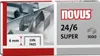 A box of Novus 24/6 Super staples. Anteprima dell’immagine prodotto