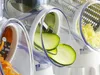 Multifunktionale 3-in-1-Obst- und Gemüsereibe und -hobel Produktbild-Vorschau 2